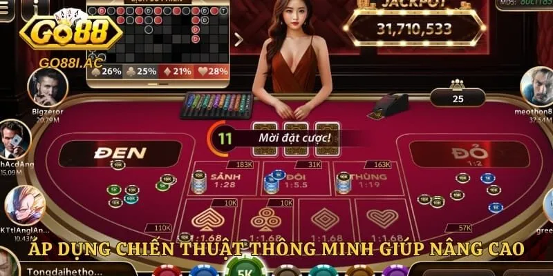 Áp dụng chiến thuật thông minh giúp nâng cao tỷ lệ chiến thắng
