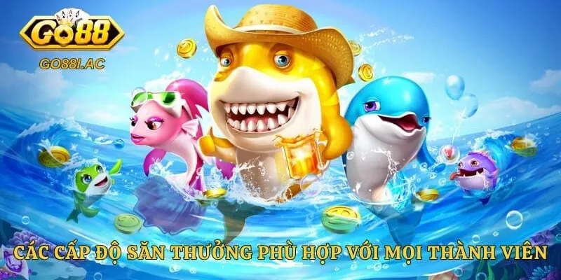 Các cấp độ săn thưởng phù hợp với mọi thành viên