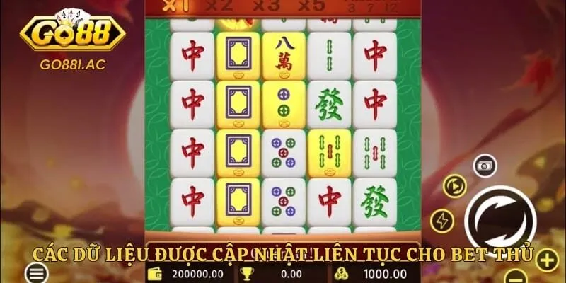 Đường Mạt Chược - Bí Quyết Soi Cầu Dành Cho Cược Thủ 2 Các dữ liệu được cập nhật liên tục cho bet thủ