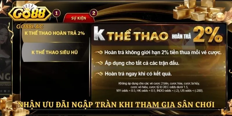Nhận ưu đãi ngập tràn khi tham gia sân chơi hàng tuần