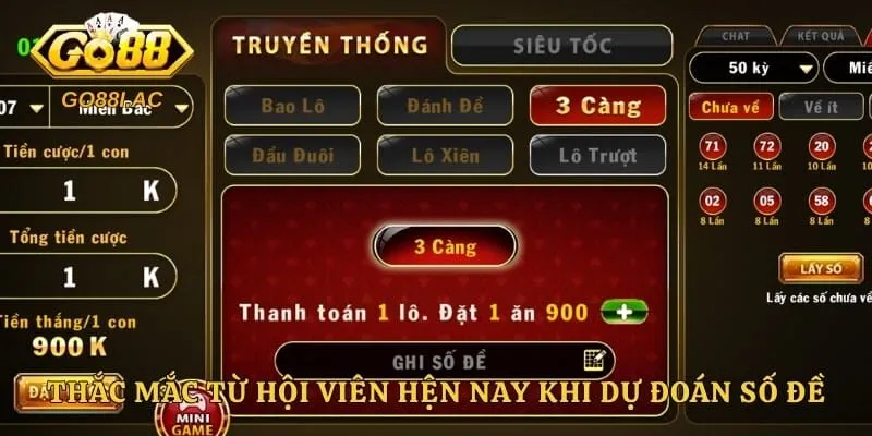 Thắc mắc từ hội viên hện nay khi dự đoán số đề