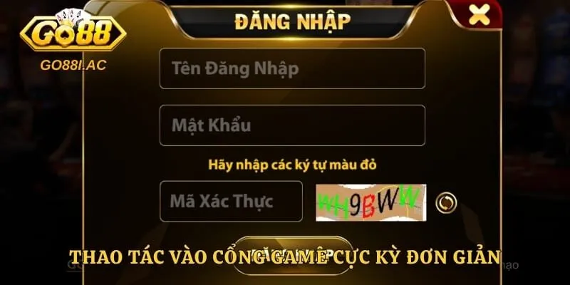 Đăng Nhập GO88 - Quy Trình Vào Sảnh Cược Nhanh Chóng 3 Thao tác vào cổng game cực kỳ đơn giản