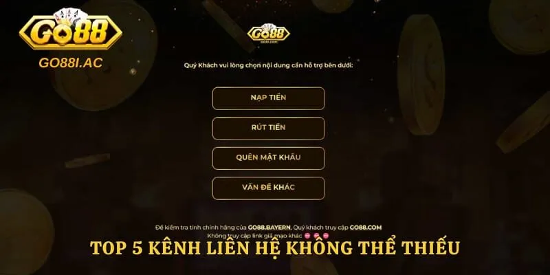 Go88 | Link Truy Cập GO88.Com Chính Thức Đăng Lý Nhận Code 198k 87 Top 5 kênh liên hệ không thể thiếu